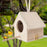 Bird House Wooden Bird Box for Wild Bird Viewing Small Birds Outside Outdoor