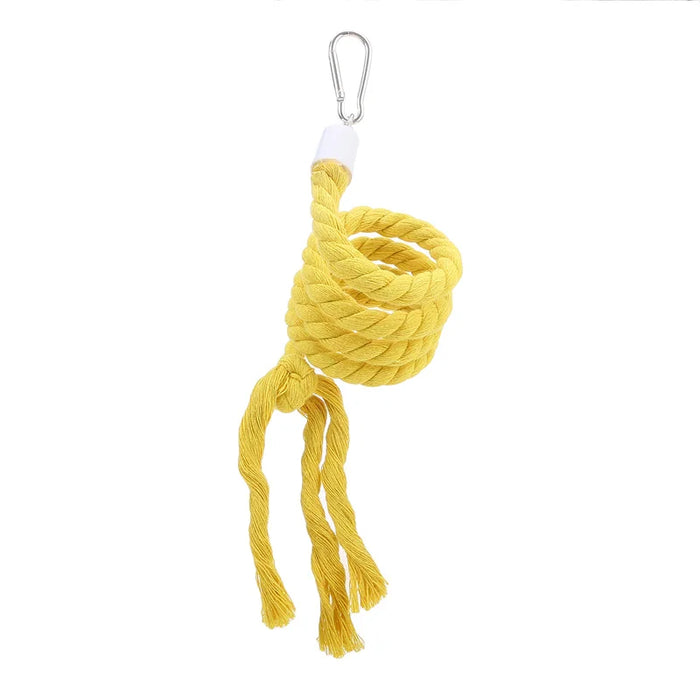 Parrot Climbing Ladder Rotating Swing Climb Toys Ladder Birds Cage Decoration Hanging Standing Pole Bird Accessories Supplies