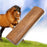 Horse Groomings Brush Scrapers Wooden Handle Horse Shedding Brush Groomings Tool Painlessly Remove of Loose Hair, Furs & Dirt