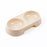 Dogs and Cats Feeding Double Bowl Macarons Plastic Feeding Bowl Double Bowl Pet B owl Drinking Water Feeding