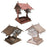 Bird House Feeding House DIY Outdoor Wooden Bird Feeder Hanging Assembled Bird Cage House Pet Supplies For Garden Yard Decor