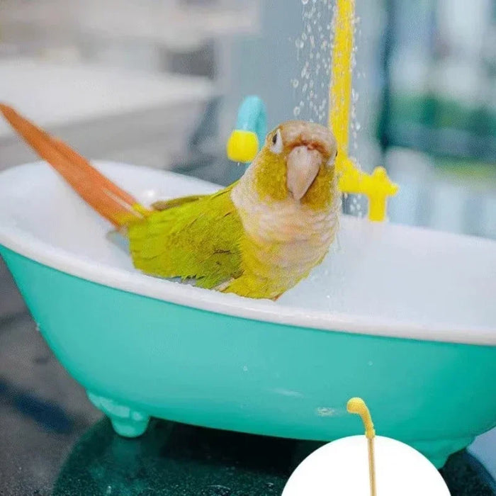 Parrot Bath Bird Bathtub Automatic Shower Bathtub For Birds Parakeets Lovebirds Parrots Birds Supplies Parrot Toys