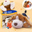 11 Halloween dog toys, plush dog toys with heartbeat, dog birthday gifts, rich dog educational toys, behavioral training aid toy