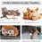 1pc Black Pet Cat Door Holder Latch Prevents Dogs Enter Adjustable Elastic Gate Lock