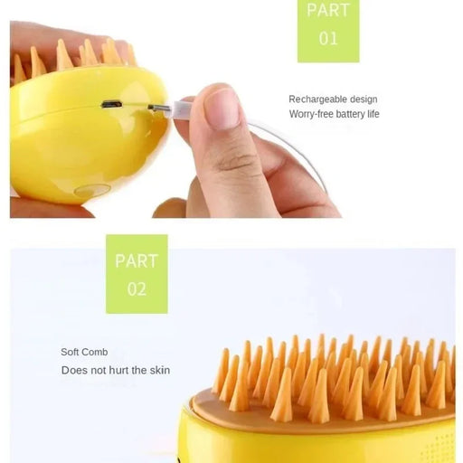 Cat Steam Brush Dog Grooming Pet 3 in 1 For Dogs Electric Spray Cats Hair Brushes Massage Comb Combs Supplies Products Home