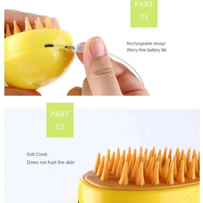 Cat Steam Brush Dog Grooming Pet 3 in 1 For Dogs Electric Spray Cats Hair Brushes Massage Comb Combs Supplies Products Home