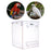 Bird Bathtub Portable Birdbath Shower Parrot Bathing Box Bath Cage Accessories for Canary Parakeet Parrots Lovebirds Budgerigar