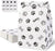 Gift Bags with Pet Paw Prints – 12 pcs , 22x12x8cm, High-Quality Black & White Design for Dog Lover