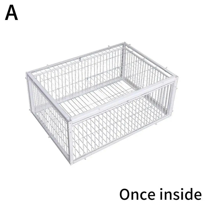 Auto Trap Bird Cage Rabbit Cage Mouse Cage Entry Only No Exit Thickened Encrypted Automatic Pigeon Collecting Portable Bird Cage