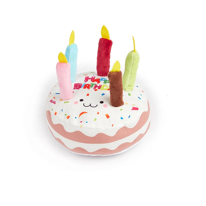 Birthday Cake Pet Dog Soundmaking Interest Toys Bite Resistant Molar To Pass The Time Plush Gnaw Toys Birthday Gift