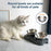 Cat Bowl Lovely Creative Inclined Kitten Puppy Food Feeding Bowls Stainless Steel Cats Drinking Feeder Pet Dogs Cats Feeders