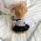 Dog Clothes for Small Dogs Summer Dog T-Shirt Pet Dog Skirt Black White Retro Dresses Puppy Costume Chihuahua Bichon Clothing