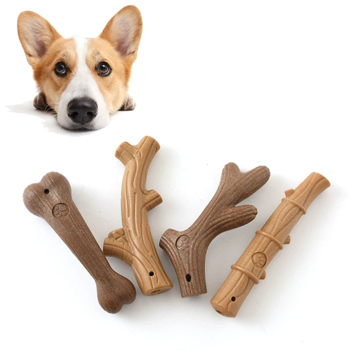 Deer Antlers Chew for Dogs Chew Toys for Large Breeds Training Pets Object Toys Durable Chew Toys Tough Wooden Stick Toy