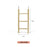 1PC Birds Toy Wooden Ladders Swing Scratcher Perch Climbing 3/4/5/6 Ladder Bird Cage Hamsters Parrot Toys Hanging Pet Supplies