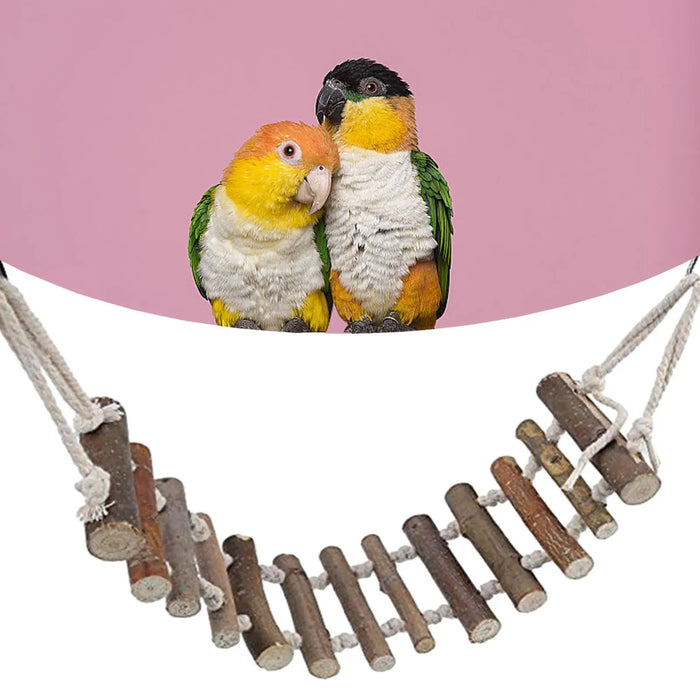 Bird Perch Stand Toys Large Birds Rat Mouse Wooden Stand Bird Parrot Ladder