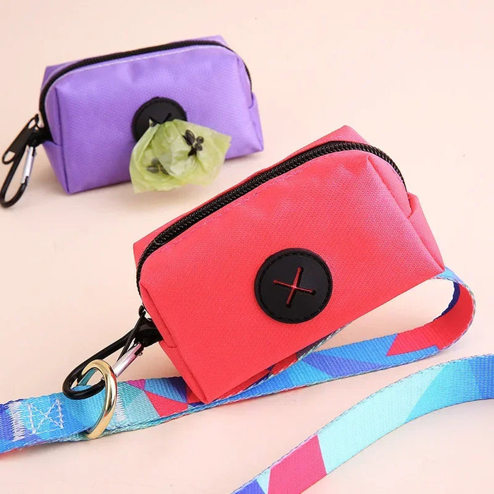 Dog Poop Bag Carrier Portable Pet Waste Bag Dispenser Luxury Stylish Dog Garbage Holder Dispensers Cleaning Supplies