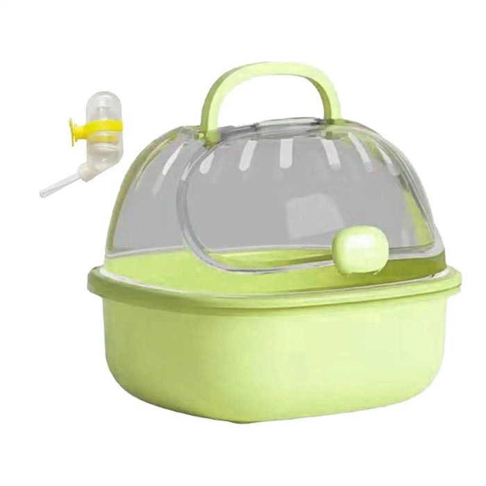 Hamster Travel Carrier Cage Chinchilla Cage Clear Small Animal Carry Cage for Hedgehog Ferrets Chinchilla Outdoor Small Animals