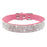 Bling Rhinestone Dog Cat Collars Leather Pet Puppy Kitten Collar Walk Leash Lead For Small Medium Dogs Cats Chihuahua Pug Yorkie