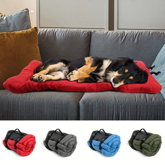 Outdoor Dog Bed Portable Camping Travel Foldable Dog Mat Waterproof Non-Slip Machine Washable Pet Mat for Dogs Cats Accessories