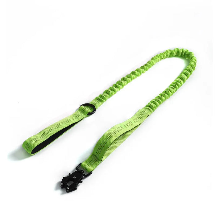 Reflective Shock Absorbing Pet Leashes with Car Seatbelt for Large Dogs Heavy Duty Tactical Bungee Dog Leash No Pull Dog Leash