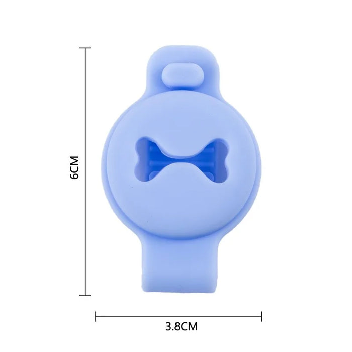 Airtag Dog Collar Holder Silicone Appl Air Tag Protective Cover Case Suitable For Cat And Pet Harness Ring