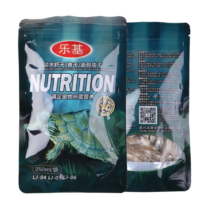 Dried Fish Freshwater 8 oz Feed Food for Betta Guppy Aquatic for Turtle Tropical Ornamental Fish Crab Cichlid Hamster