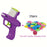 Funny Cat Toys Creative Turnip Gun with 15pcs Reusable Foam Frisbee Pet Hunting Interactive Toy Dog Cat Pet Supplies