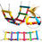 7PCS  Parrot Toy Bird Cage Accessories Bird Accessories Stair Mirror Swing Bell Bird Toy