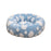 Round Dog Bed with Raised Edges Plush Round Donut Cat Nest with Anti-slip Bottom Cozy Pet Bed for Small Dogs for Warmth for Cats