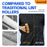 Pet Grooming Gloves Cats Hair Brush Pet Hair Removal Gloves Dual Brush Static-Free Cat Hair Cleaning Tool Hair Stripping Mitts