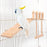 Bird Perches Platform Swing Climbing Ladder Parrot Cage Accessories Wooden Playing Gyms Exercise Stands Parrot Cage Toys Sets