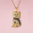 Exquisite Cute Yorkshire Pendant Necklace Women's Elegant Pet Puppy Jewelry Animal Accessories Birthday Gifts for Dog Lovers