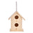 367A Wooden Bird Houses Bluebirds Home Small Bird House for Outside Garden Unfinished Bird Houses to Paint for Bird Watching