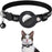 Pet cats AirTag PU Anti Loss Collar  Breakaway Reflective Strips Adjustable Kitten Collar Waterproof  cat collar accessories