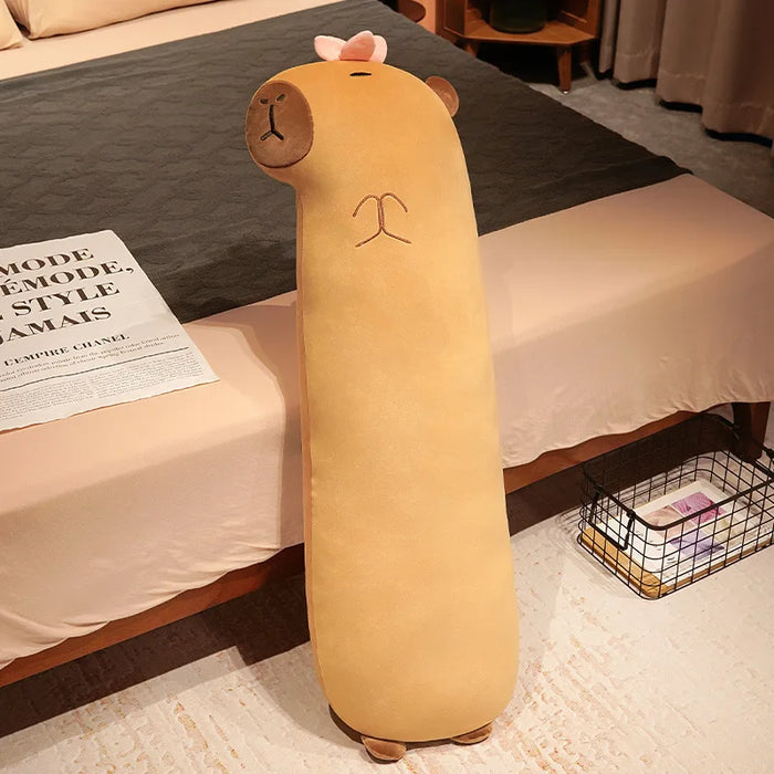 Pufferfish Capybara Long Strip Pillow Girls Sleep Clip Legs Side Sleep Pillow Boys Sleep Special Bed Head Cushion