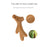 Bone Molar Dog Toy Indestructible Deer Antlers Log Color Wood Plastic Household Tools Dogs Chew Toys Tough Durable Aggressive