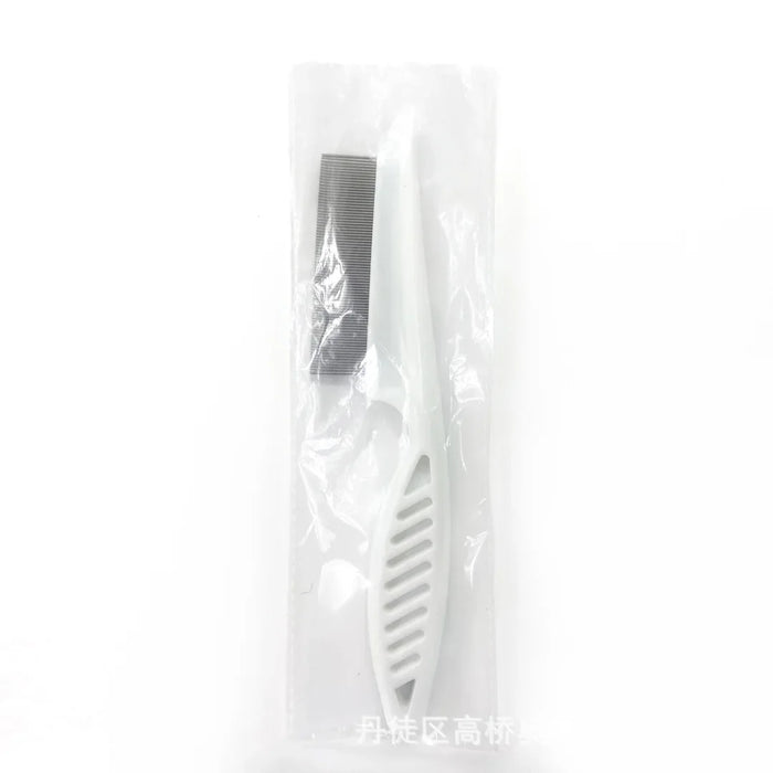 1Pc Dog Cat Grooming Brush Small Pet Hair Remover Flea Comb Shampoo Bath Brush for Hamster Guinea Pig Rabbit Accessories