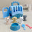 Cute Dog Pet Basket Family Toys Dog Doll Set Dog Cage Toys Scene Playing Toys Christmas Decoration Kids Pretend Play Gifts