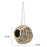 Birds Nest Bird Cage Natural Reed Grass Spherical Hummingbird Nest Outdoor Decorative Weaved Hanging Bird Nest Hous Pet Bedroom