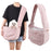 Carrier Bag for Cat and Small Dogs Light Weight Pet Shoulder Bag Washable Corduroy Breathable Travel Bag for Chihuahua Yorkshire