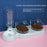 Pet SuppliesElevated Bowls for Cats and DogsDurable Double Cat and Dog Bowl FeedersElevated Cat Feeding and Drinking Supplies