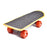Bird Playtime Accessory Flexible Wheel Parrot Scooter Mini Skateboard Toy for Budgies Parakeets Fun Bird Training Accessories