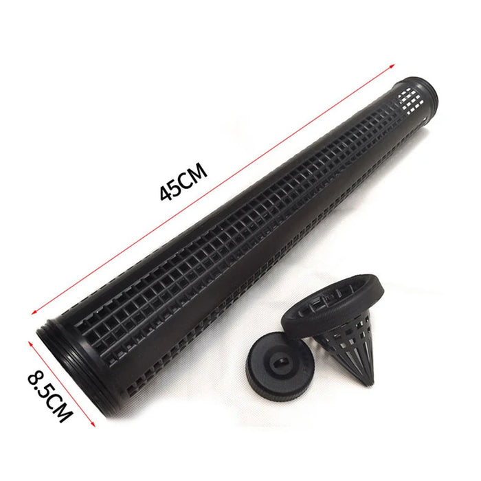 1pcs Black Fish Net Cage Fishnet Finless Eel Loach Trap Fishing Pot Durable Plastic Container Mud cage