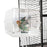 Bird Bath Shower   Bathtub Box  Large Hanging Clear Transparent  Cube   for Parrots  Cage Accessories Bowl