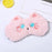 Cartoon Cute Plush Sleeping Eye Covers Sort Frog Dog Sleep Night Dream Lightproof Eye Mask for Children to Sleep Better