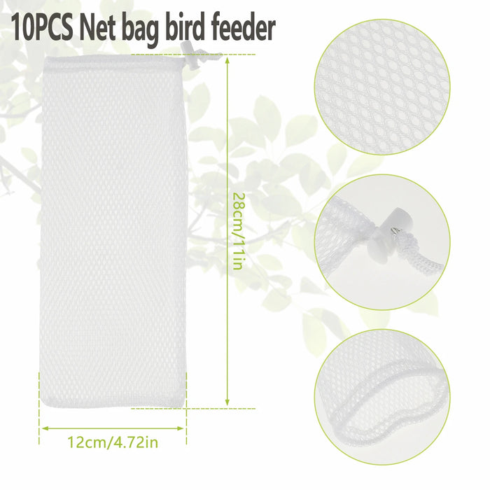 3PCS Wild Bird Feeder House Transparent Hanging Bird FeederGarden Patio Yard Feeding Station Pet Bird Supplies  Seed  Dispenser