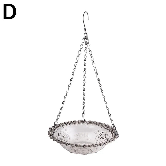 1 PCS Brand New High-end up Bird Feeder Outdoor Hanging Bird Feeder Hanging Bird Bath Garden Patio Decoration Accessories