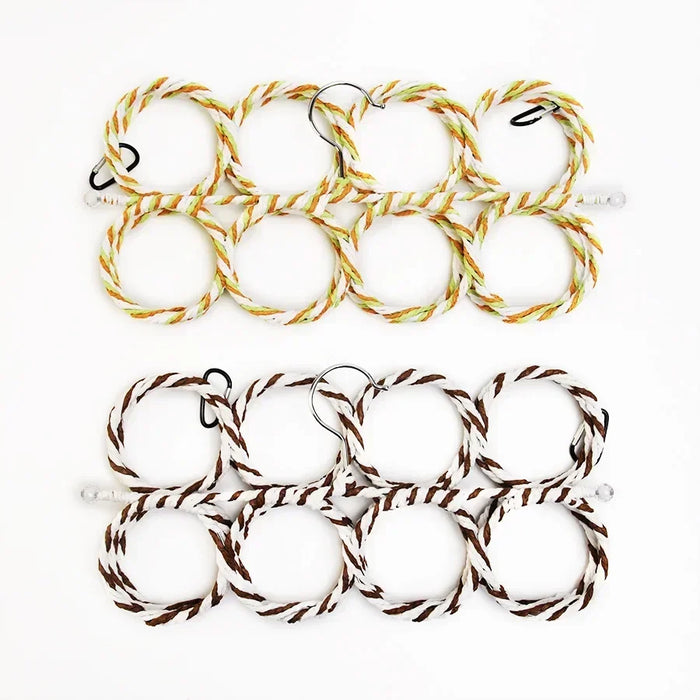 Bird Climbing Net Equipment, Large Parrot Climbing Net Circle, Foldable Parrot Bird Toy Bird Accessories  Parrot Toys