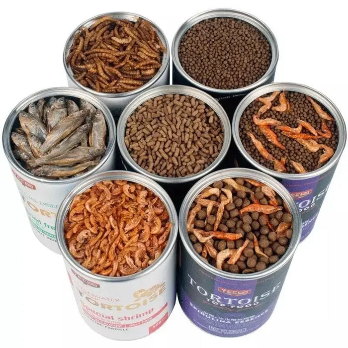 Yee Reptile Turtle Tortoise Hamster Food Feed Dried Fish Shrimp Mealworm Bread Worm Aquarium