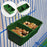 Creative Double Groove Bird Feeder Food Tray Parrot Waterer Hanging Animal Water Bowl Bird Supplies Drinking Cups Pet Products